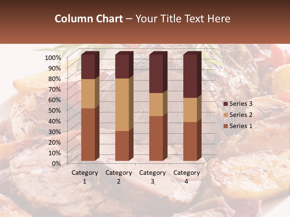 A Plate Of Roast With Potatoes And Carrots PowerPoint Template