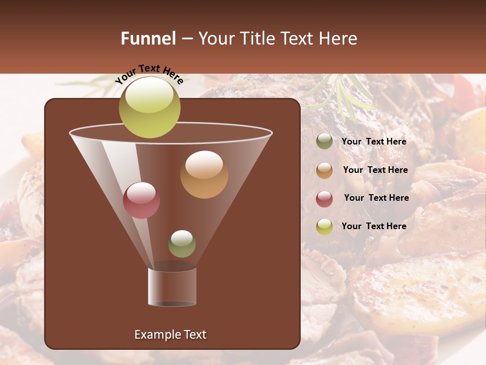 A Plate Of Roast With Potatoes And Carrots PowerPoint Template