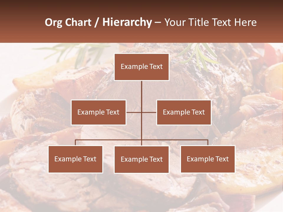 A Plate Of Roast With Potatoes And Carrots PowerPoint Template