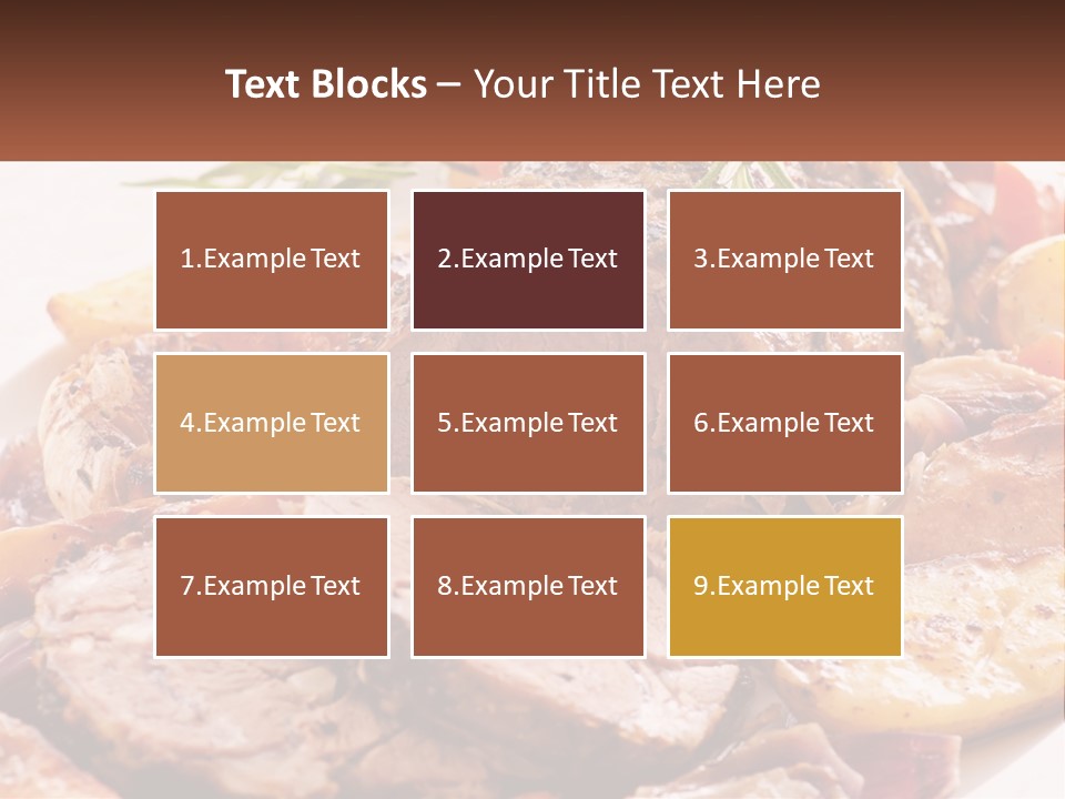 A Plate Of Roast With Potatoes And Carrots PowerPoint Template