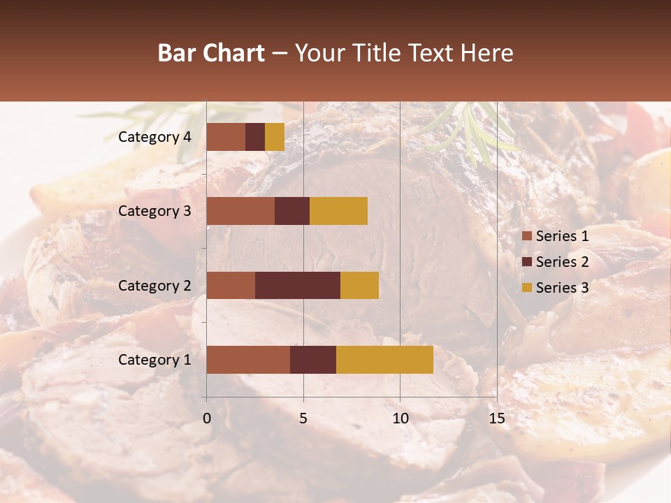 A Plate Of Roast With Potatoes And Carrots PowerPoint Template