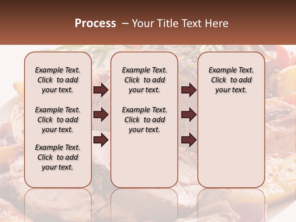A Plate Of Roast With Potatoes And Carrots PowerPoint Template