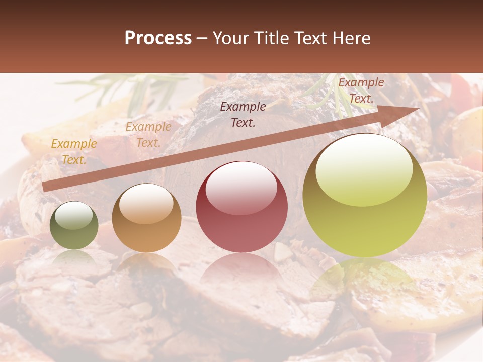 A Plate Of Roast With Potatoes And Carrots PowerPoint Template