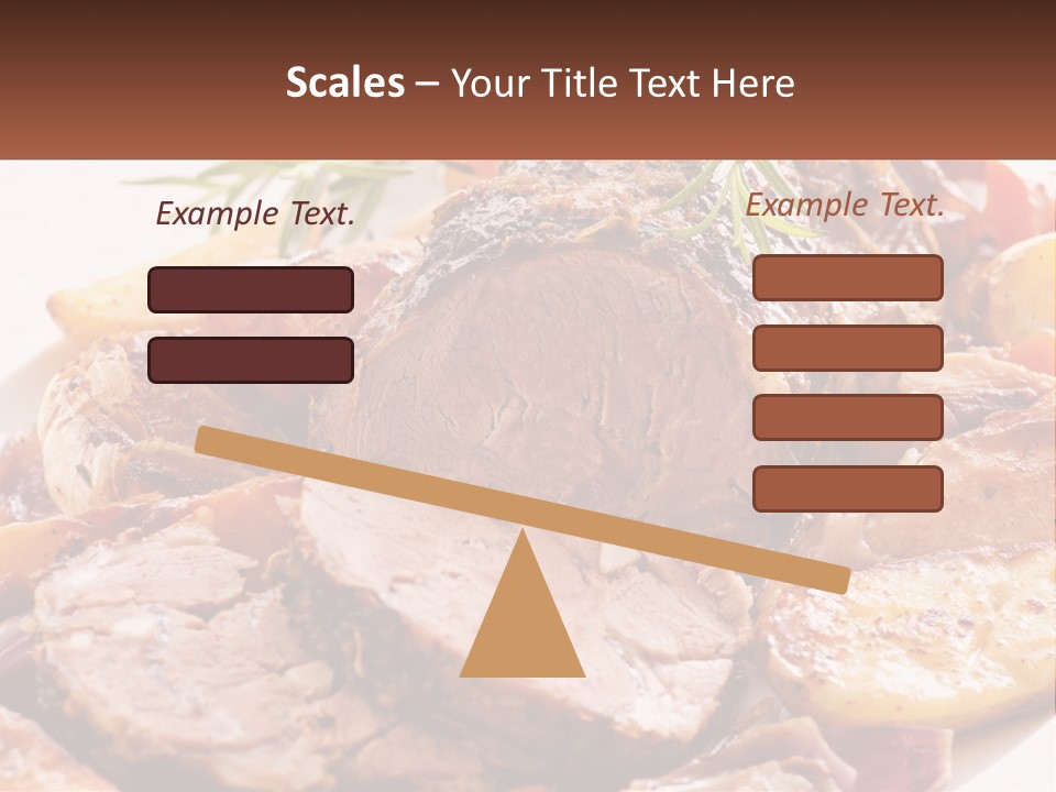 A Plate Of Roast With Potatoes And Carrots PowerPoint Template
