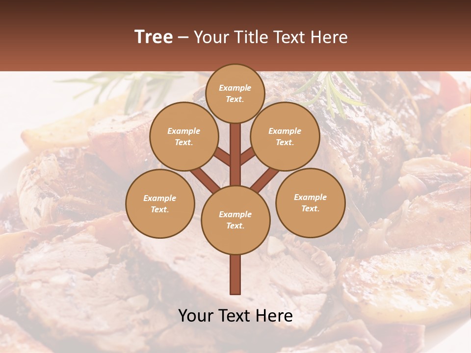 A Plate Of Roast With Potatoes And Carrots PowerPoint Template