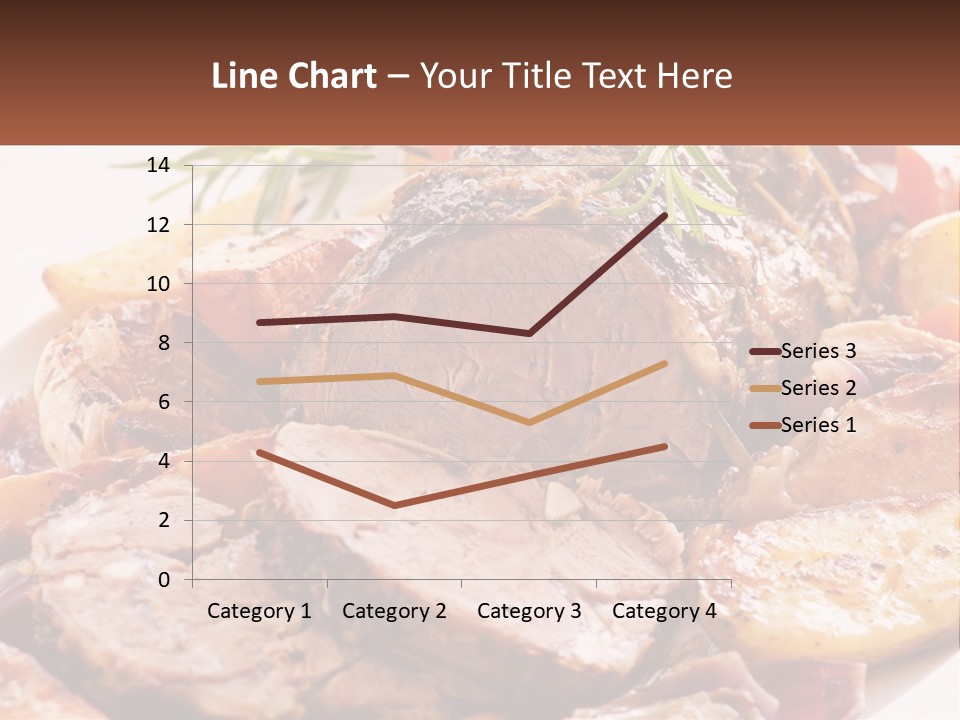 A Plate Of Roast With Potatoes And Carrots PowerPoint Template