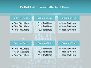 A Powerpoint Presentation With A Fist Made Out Of Cubes PowerPoint Template