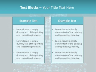 A Powerpoint Presentation With A Fist Made Out Of Cubes PowerPoint Template