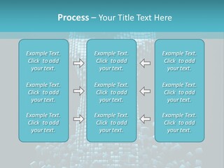 A Powerpoint Presentation With A Fist Made Out Of Cubes PowerPoint Template