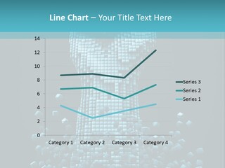 A Powerpoint Presentation With A Fist Made Out Of Cubes PowerPoint Template