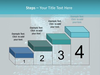 A Powerpoint Presentation With A Fist Made Out Of Cubes PowerPoint Template
