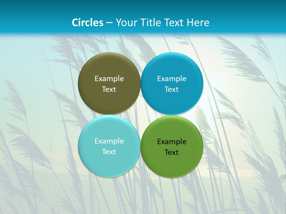 A Powerpoint Presentation With The Sun In The Background PowerPoint Template