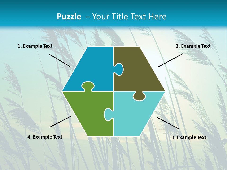A Powerpoint Presentation With The Sun In The Background PowerPoint Template