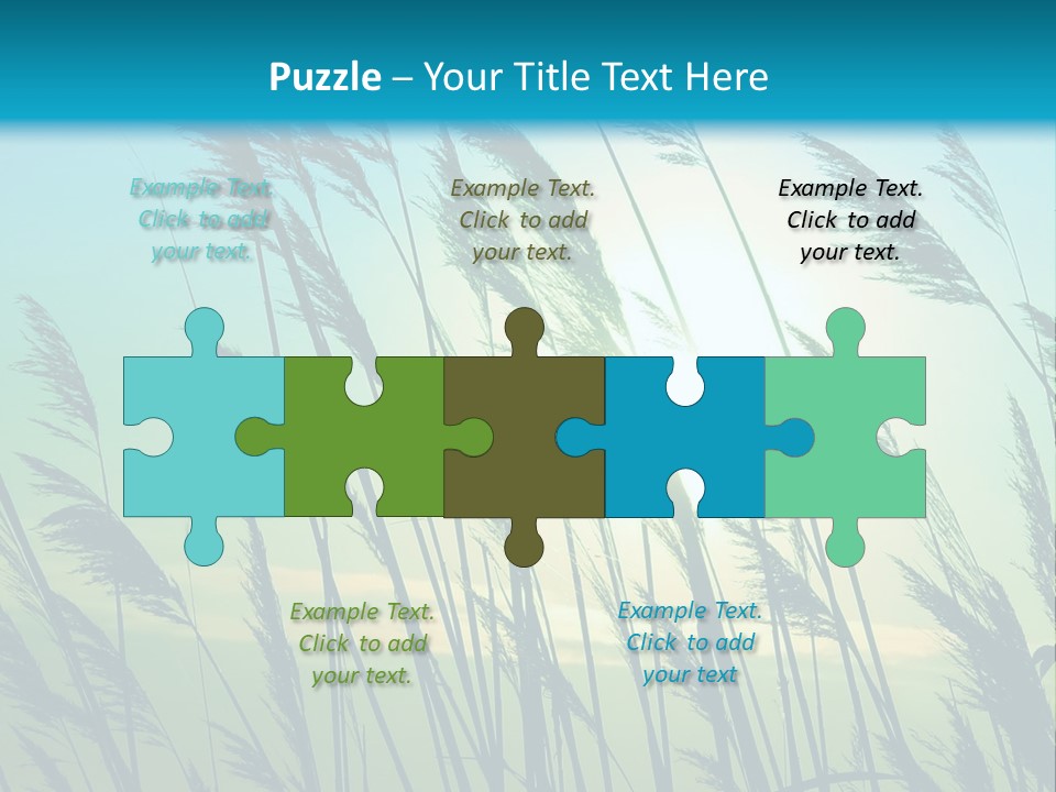 A Powerpoint Presentation With The Sun In The Background PowerPoint Template