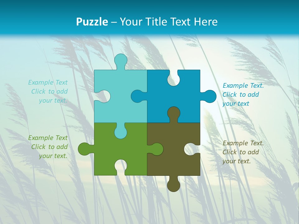 A Powerpoint Presentation With The Sun In The Background PowerPoint Template