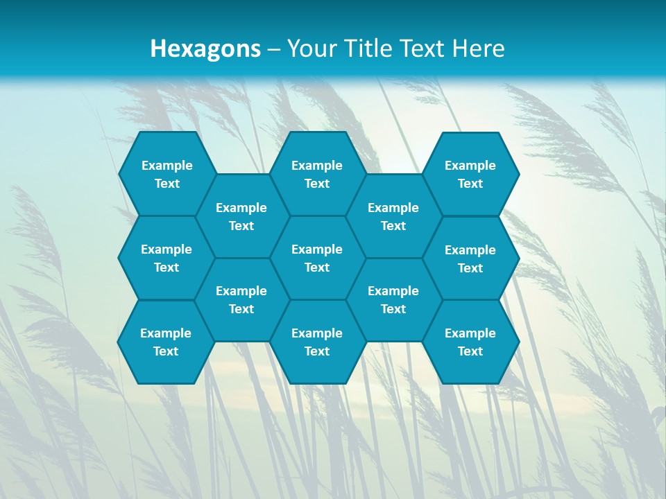 A Powerpoint Presentation With The Sun In The Background PowerPoint Template