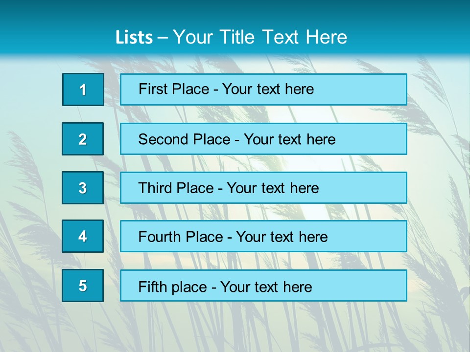 A Powerpoint Presentation With The Sun In The Background PowerPoint Template