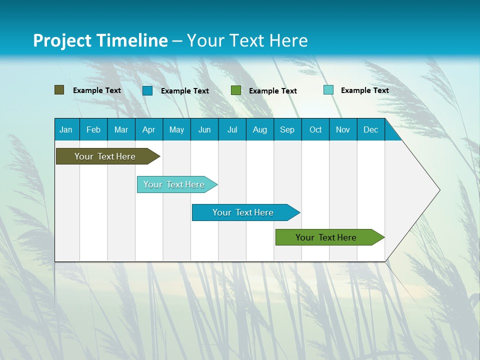 A Powerpoint Presentation With The Sun In The Background PowerPoint Template