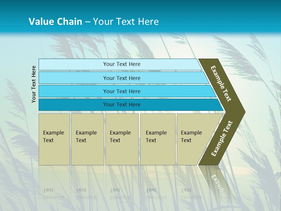 A Powerpoint Presentation With The Sun In The Background PowerPoint Template