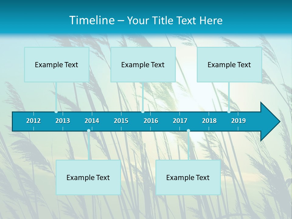 A Powerpoint Presentation With The Sun In The Background PowerPoint Template