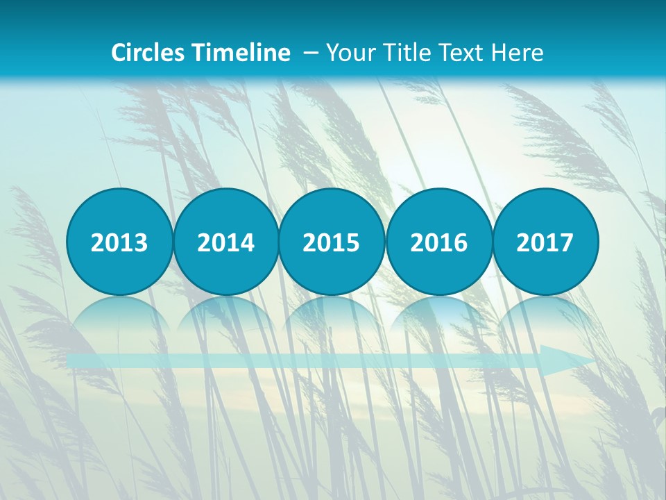 A Powerpoint Presentation With The Sun In The Background PowerPoint Template