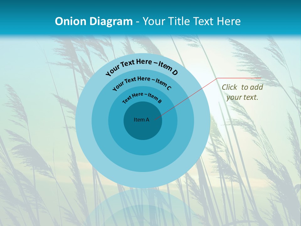 A Powerpoint Presentation With The Sun In The Background PowerPoint Template
