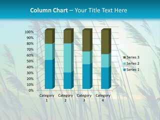 A Powerpoint Presentation With The Sun In The Background PowerPoint Template