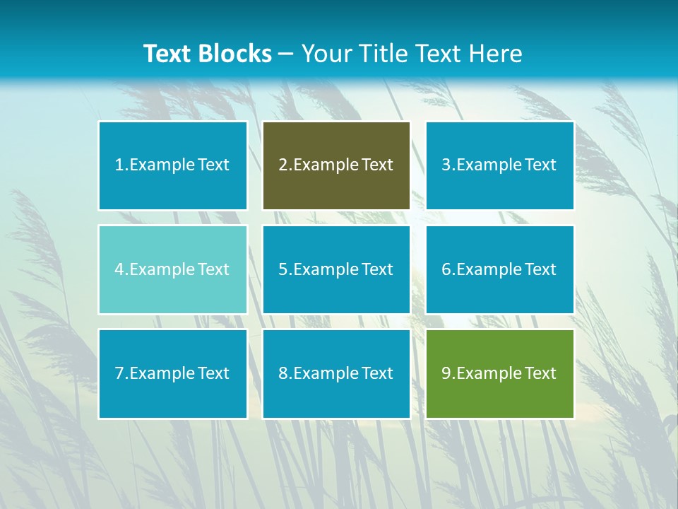 A Powerpoint Presentation With The Sun In The Background PowerPoint Template