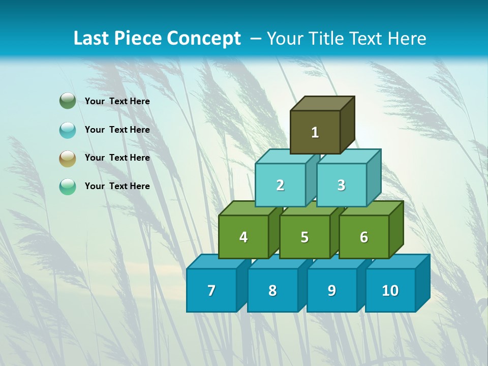 A Powerpoint Presentation With The Sun In The Background PowerPoint Template