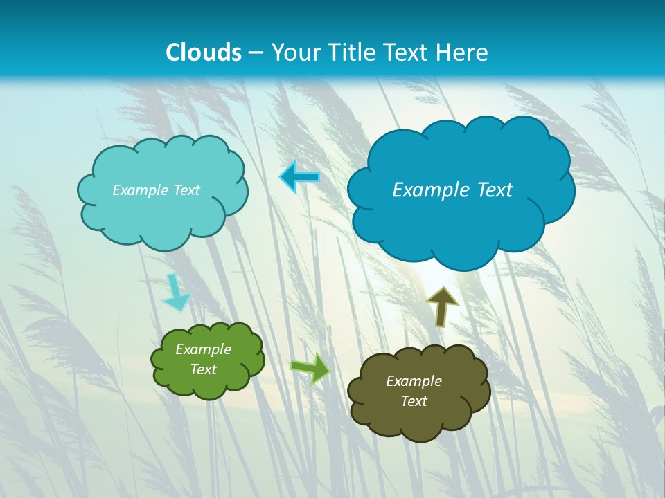 A Powerpoint Presentation With The Sun In The Background PowerPoint Template