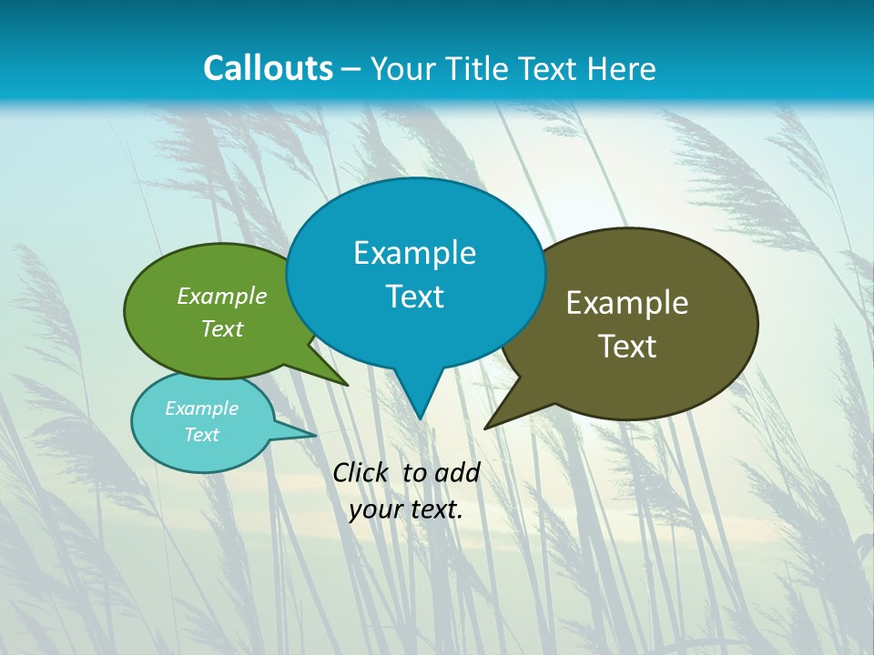 A Powerpoint Presentation With The Sun In The Background PowerPoint Template
