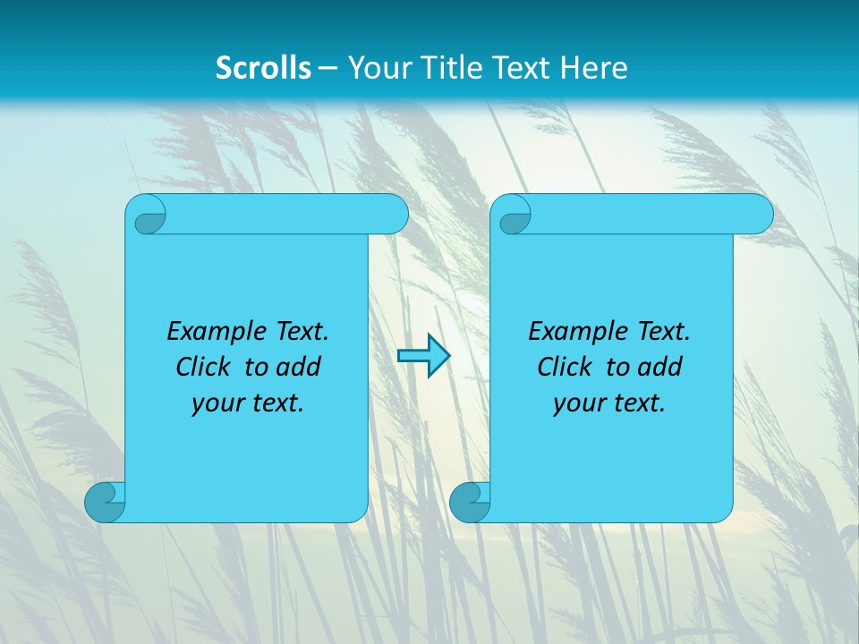 A Powerpoint Presentation With The Sun In The Background PowerPoint Template