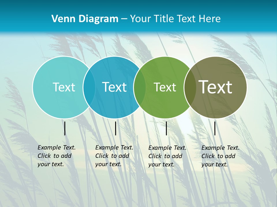 A Powerpoint Presentation With The Sun In The Background PowerPoint Template