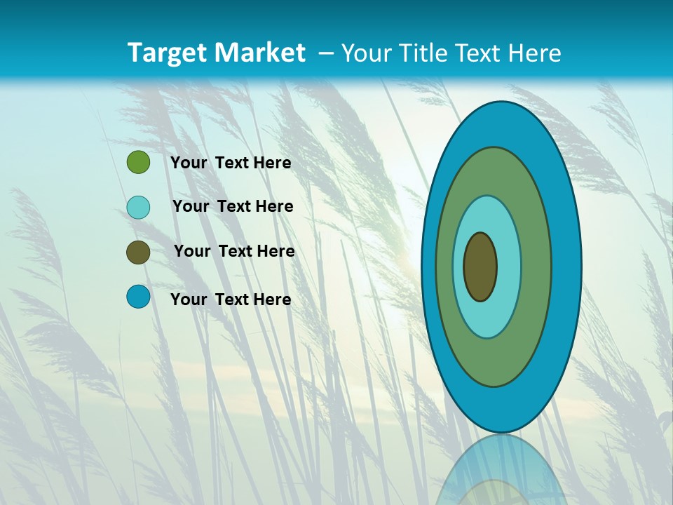 A Powerpoint Presentation With The Sun In The Background PowerPoint Template