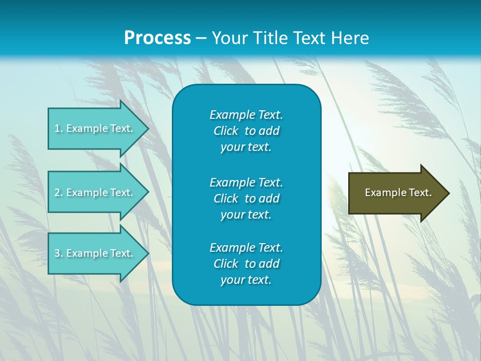 A Powerpoint Presentation With The Sun In The Background PowerPoint Template