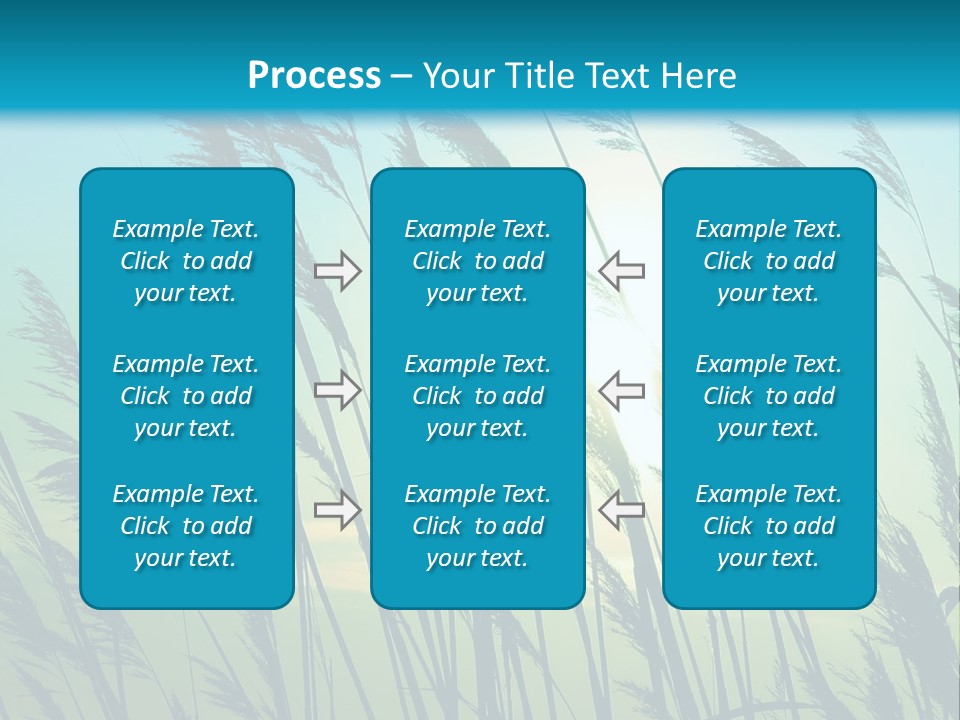 A Powerpoint Presentation With The Sun In The Background PowerPoint Template