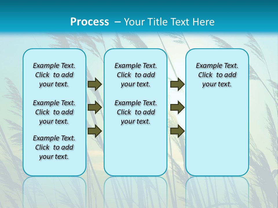 A Powerpoint Presentation With The Sun In The Background PowerPoint Template