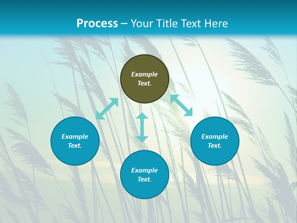 A Powerpoint Presentation With The Sun In The Background PowerPoint Template