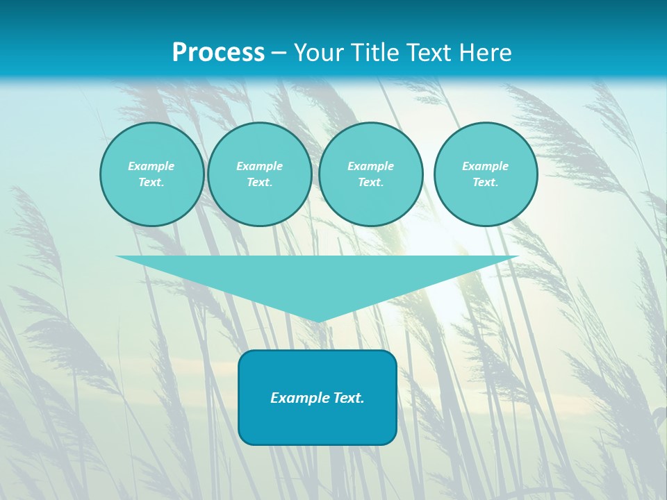 A Powerpoint Presentation With The Sun In The Background PowerPoint Template