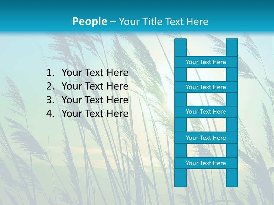 A Powerpoint Presentation With The Sun In The Background PowerPoint Template