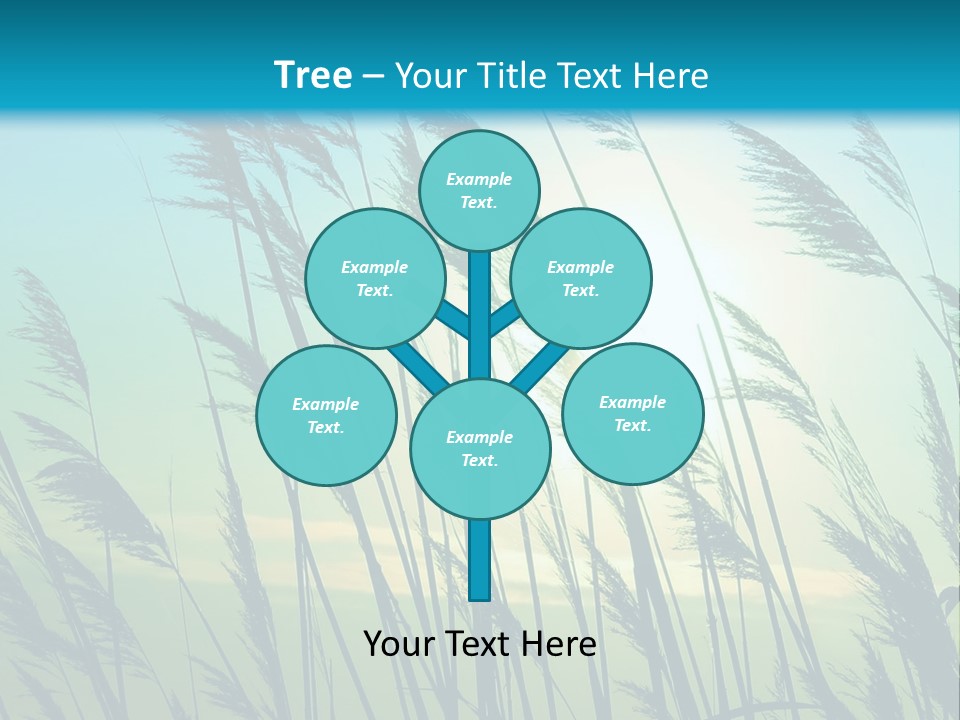 A Powerpoint Presentation With The Sun In The Background PowerPoint Template