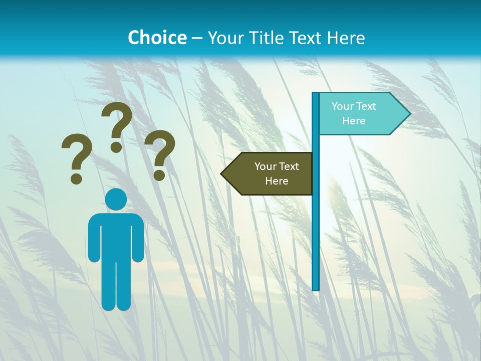 A Powerpoint Presentation With The Sun In The Background PowerPoint Template