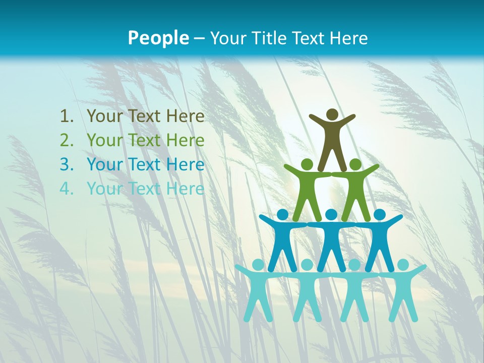 A Powerpoint Presentation With The Sun In The Background PowerPoint Template