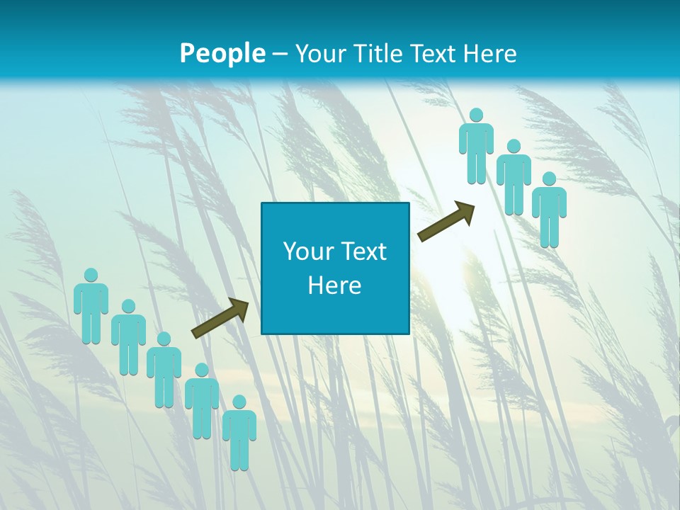 A Powerpoint Presentation With The Sun In The Background PowerPoint Template