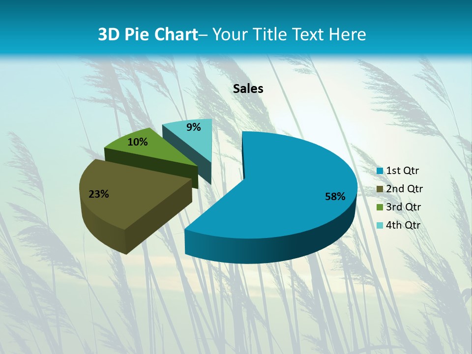 A Powerpoint Presentation With The Sun In The Background PowerPoint Template