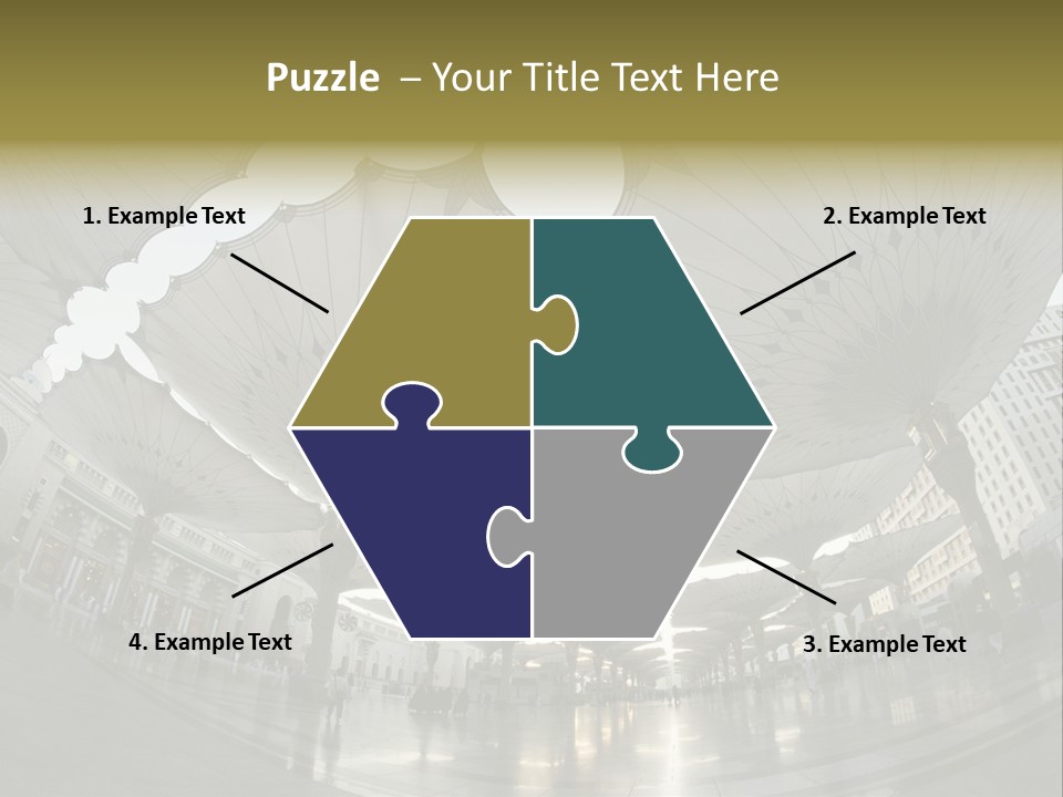 A Group Of Umbrellas That Are In The Air PowerPoint Template