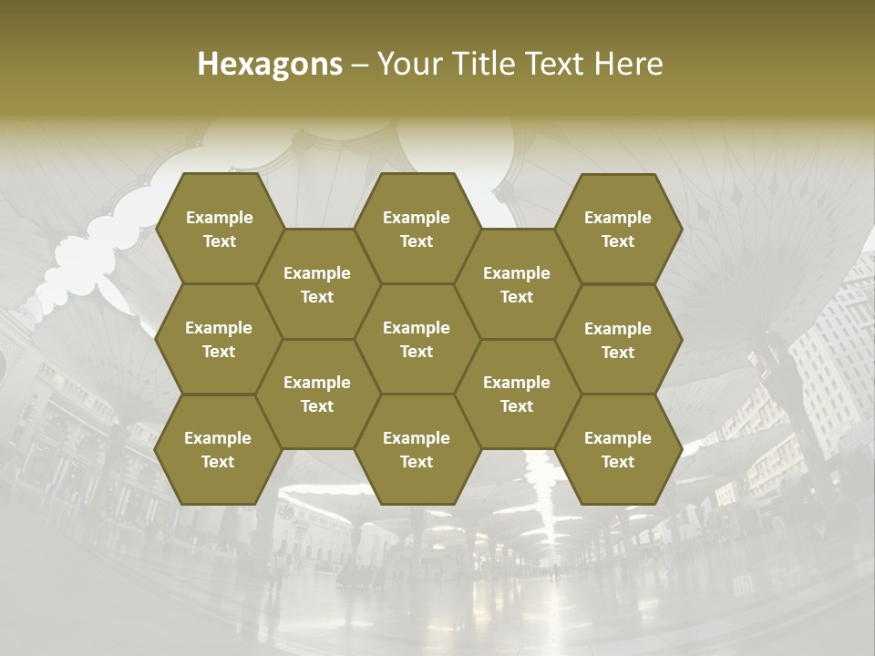 A Group Of Umbrellas That Are In The Air PowerPoint Template