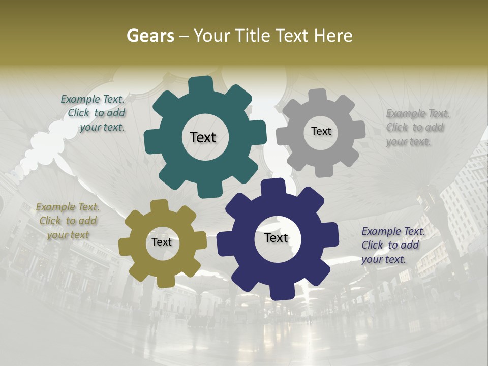 A Group Of Umbrellas That Are In The Air PowerPoint Template