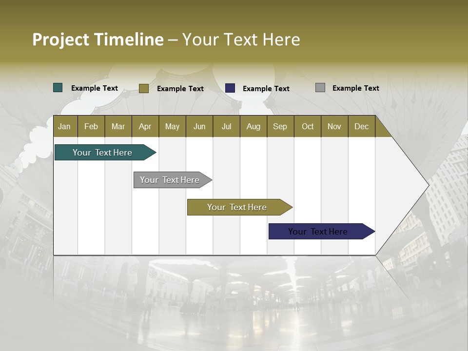 A Group Of Umbrellas That Are In The Air PowerPoint Template
