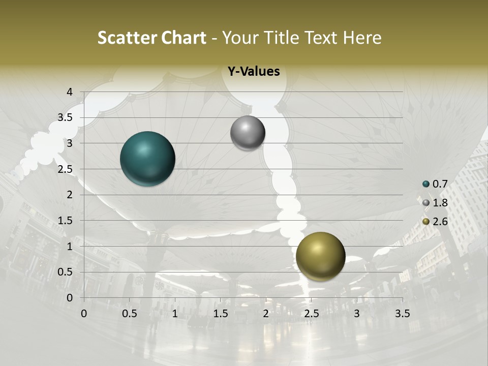 A Group Of Umbrellas That Are In The Air PowerPoint Template